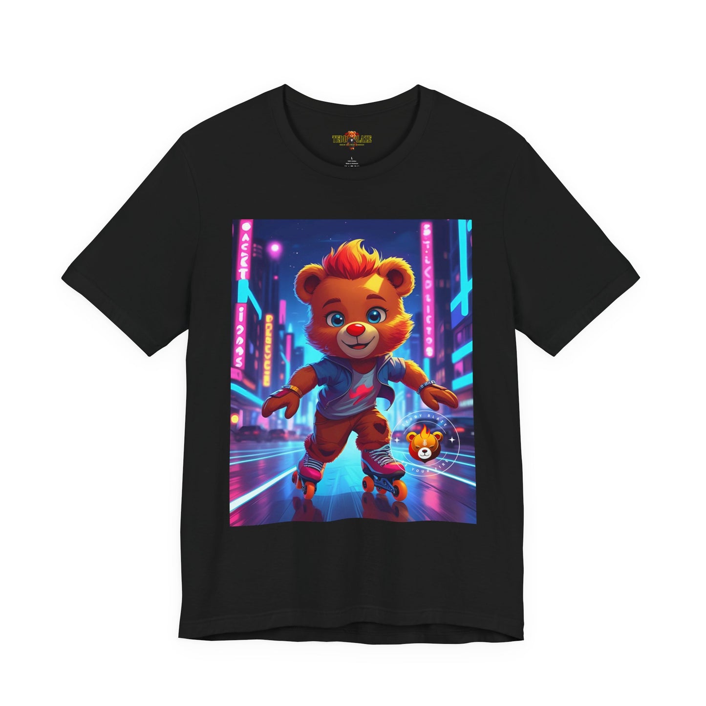 Mr. Teddy Blaze Rollerblader T-Shirt (SHIPS FROM THE US)
