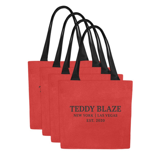 Canvas Tote Bag (Set of 4)