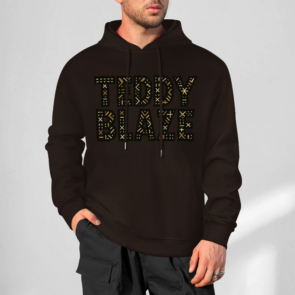 Batik Cotton Pullover Hoodie