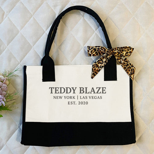 Cotton Linen Blend Handbag