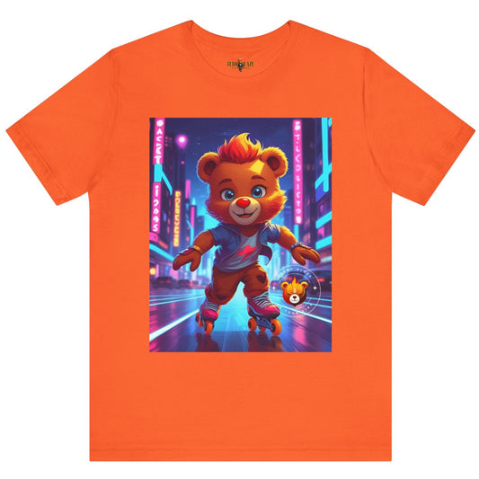 Mr. Teddy Blaze Rollerblader T-Shirt (SHIPS FROM THE US)