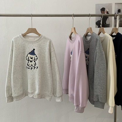 Fleece Lined Puppy Sweatshirt