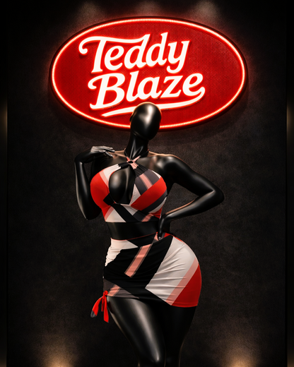 STR3 Halter Neck Skirkini